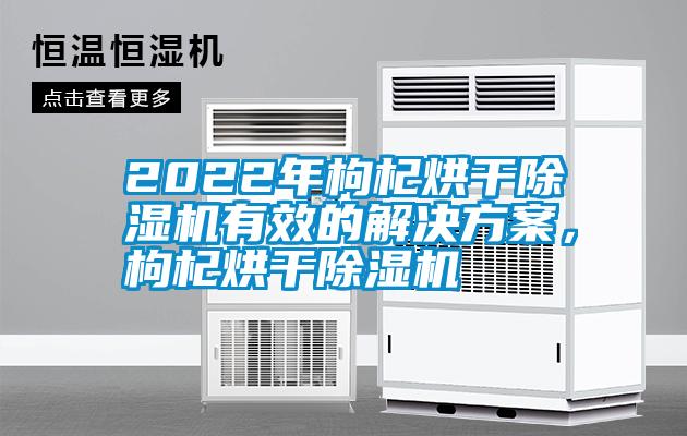 2022年枸杞烘干除濕機有效的解決方案，枸杞烘干除濕機