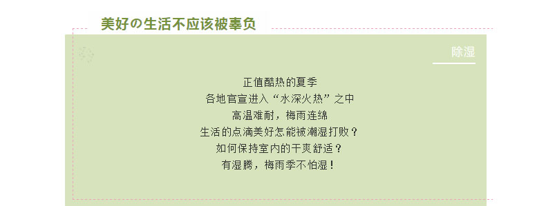 如何避免生活的樂趣被潮濕影響？