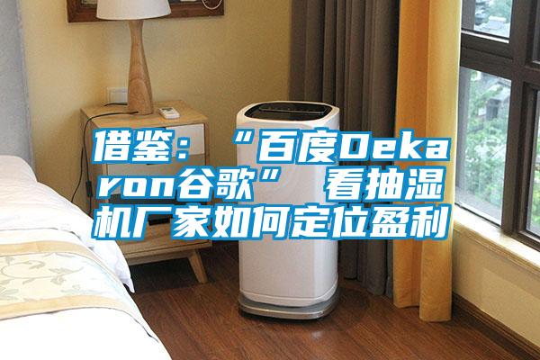 借鑒：“百度Dekaron谷歌” 看抽濕機(jī)廠家如何定位盈利