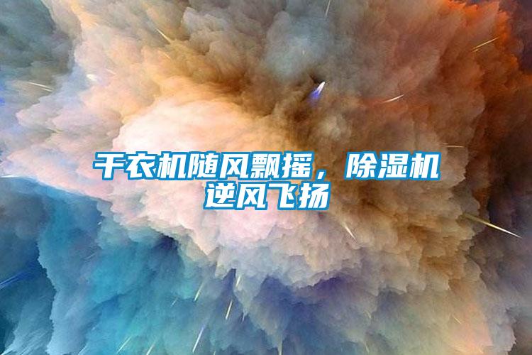 干衣機隨風(fēng)飄搖，除濕機逆風(fēng)飛揚