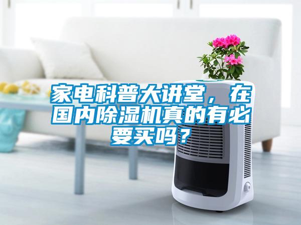 家電科普大講堂，在國(guó)內(nèi)除濕機(jī)真的有必要買(mǎi)嗎？