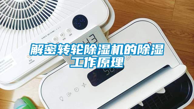 解密轉(zhuǎn)輪除濕機的除濕工作原理