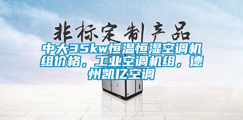 中大35kw恒溫恒濕空調機組價格，工業(yè)空調機組，德州凱億空調