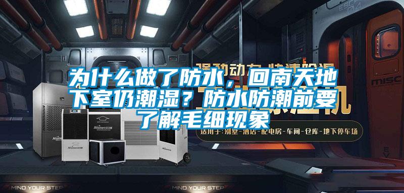 為什么做了防水，回南天地下室仍潮濕？防水防潮前要了解毛細現(xiàn)象