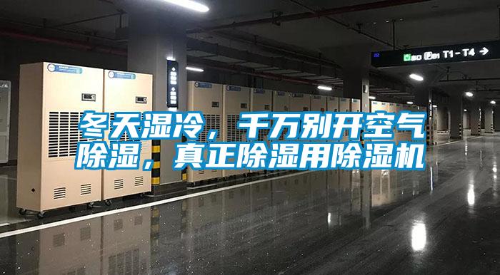 冬天濕冷，千萬別開空氣除濕，真正除濕用除濕機