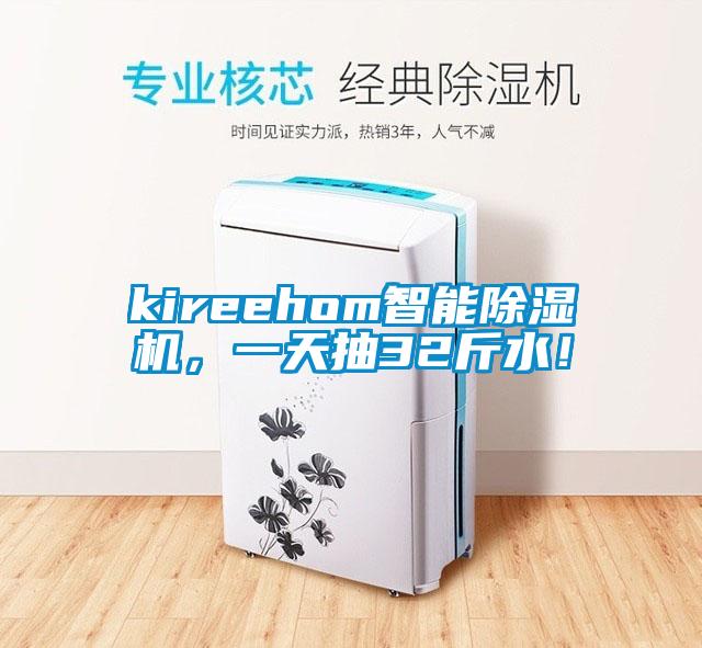 kireehom智能除濕機，一天抽32斤水！