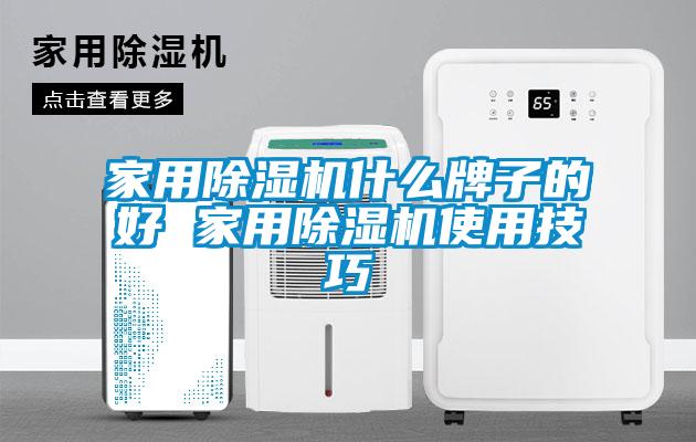 家用除濕機什么牌子的好 家用除濕機使用技巧