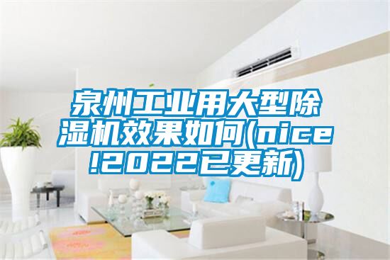 泉州工業(yè)用大型除濕機(jī)效果如何(nice!2022已更新)