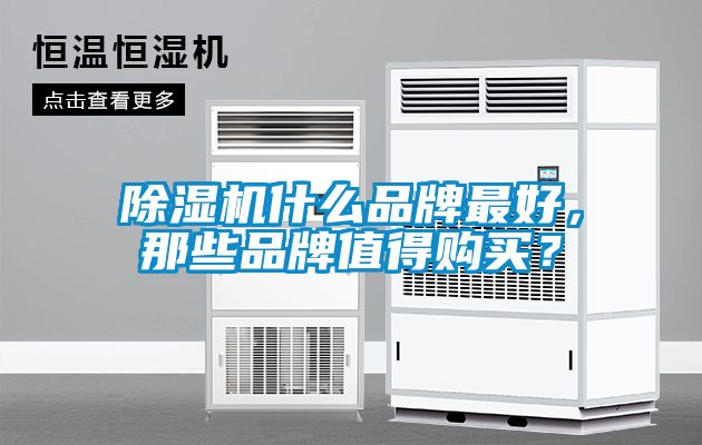 除濕機什么品牌最好，那些品牌值得購買？