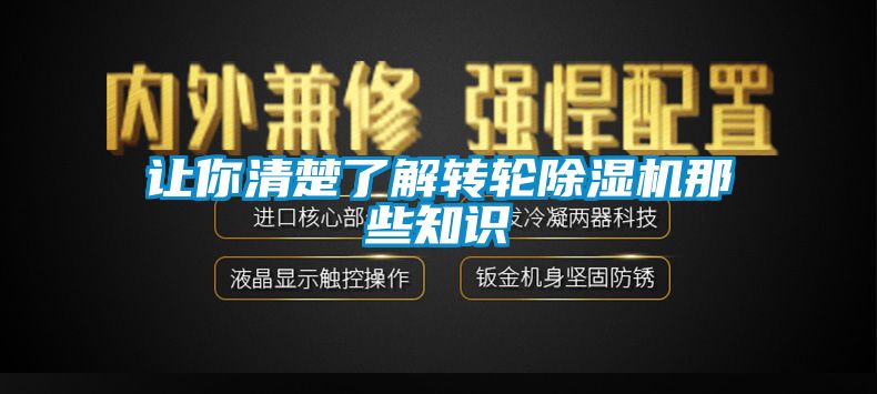 讓你清楚了解轉輪除濕機那些知識