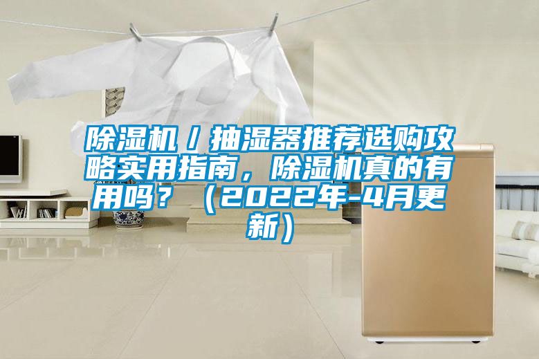 除濕機／抽濕器推薦選購攻略實用指南，除濕機真的有用嗎？（2022年-4月更新）