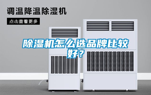 除濕機怎么選品牌比較好？